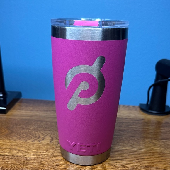 Prickly Pear Pink Yeti w/ Peloton logo - Picture 1 of 7